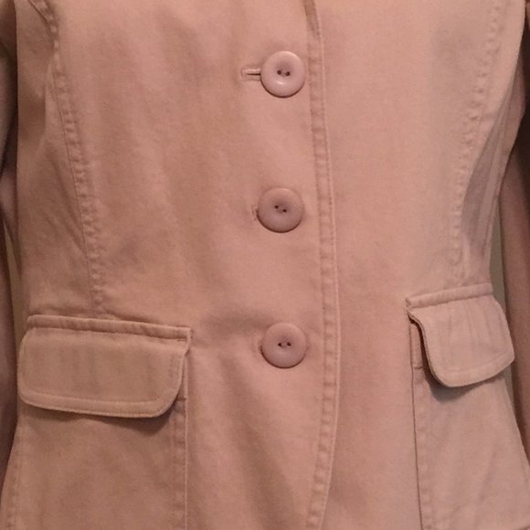 Talbots Women's Khaki Jacket Size 8 - Picture 3 of 8